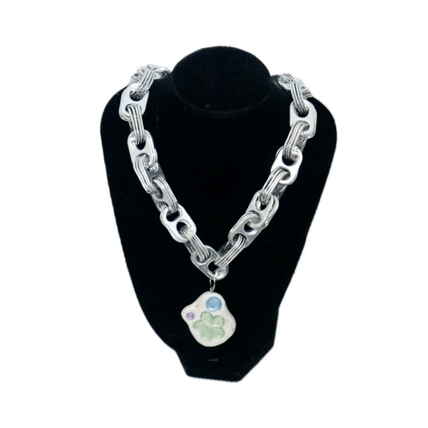 Silver Choker With Charm