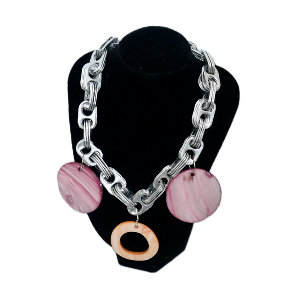 Silver Choker With Charms