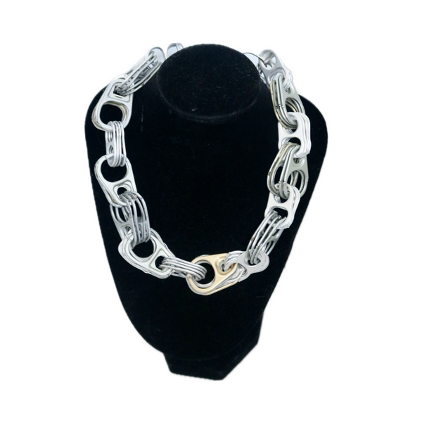 Chunky Silver Choker
