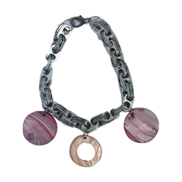 Silver Choker With Charms